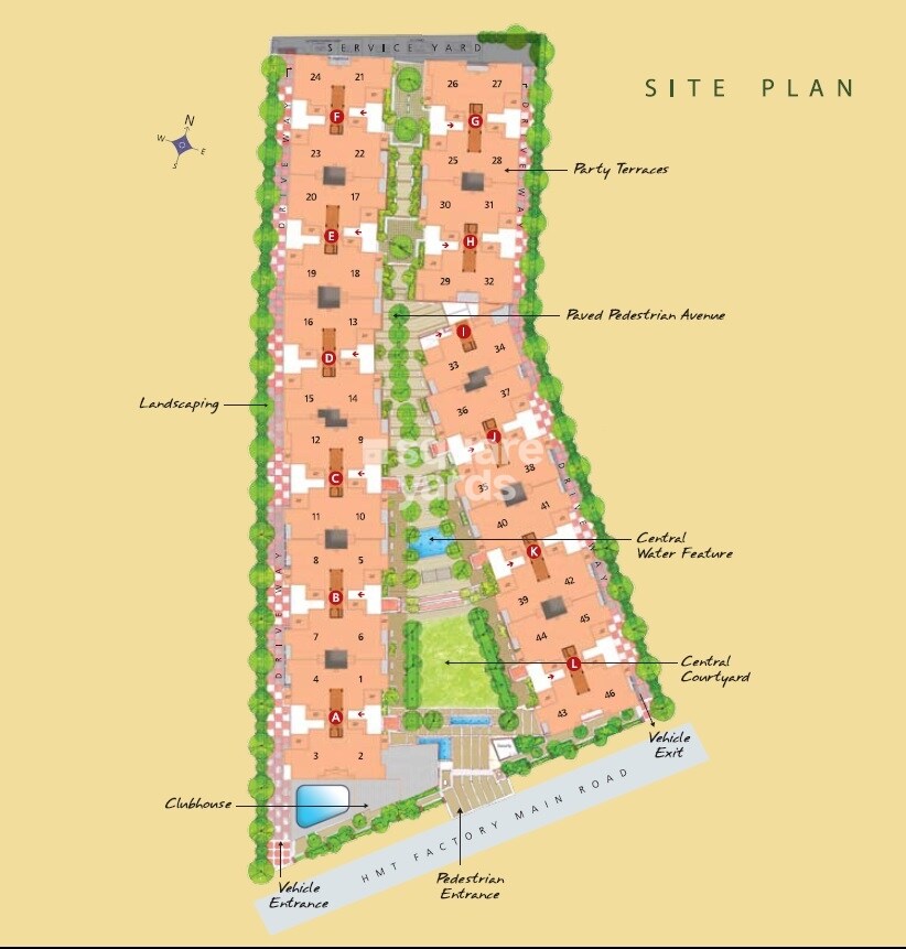 Brigade Courtyard Master Plan 1