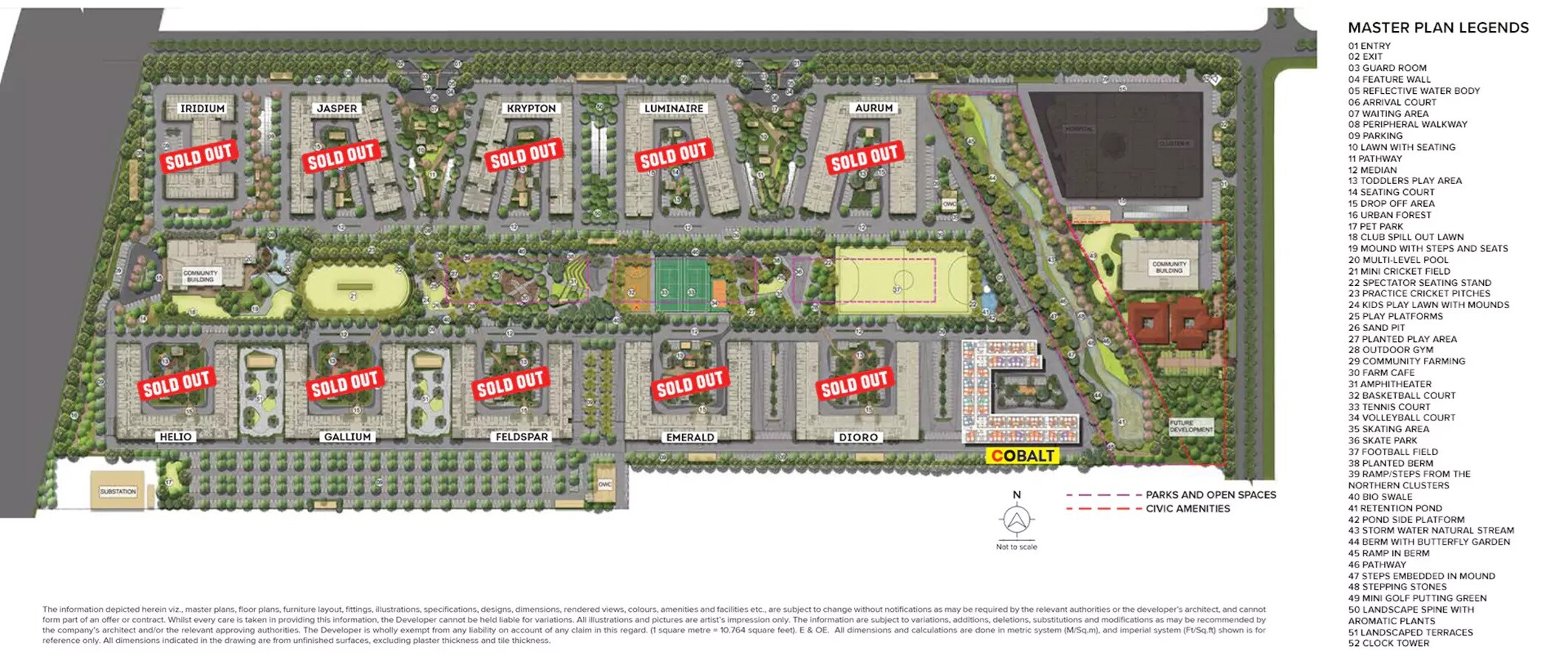 Brigade El Dorado Cobalt Master Plan 1