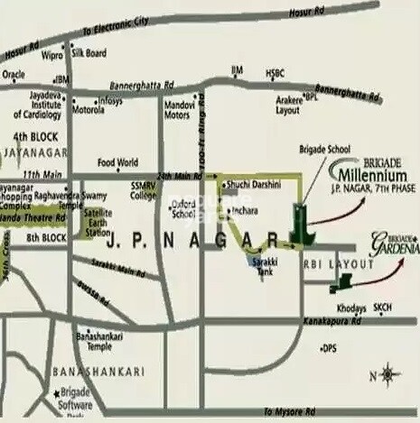 Brigade Gardenia Annexe Location Image