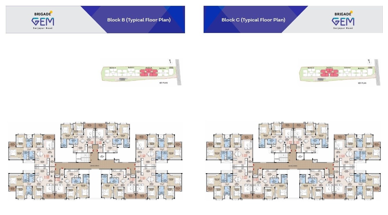 Brigade Gem Floor Plans 1