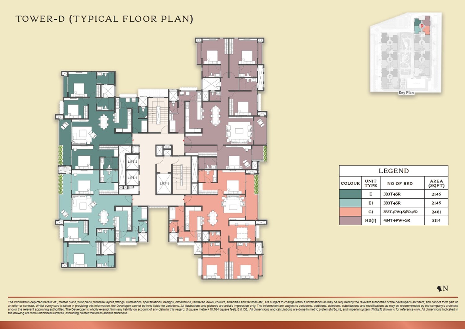 Brigade Insignia Floor Plans 1