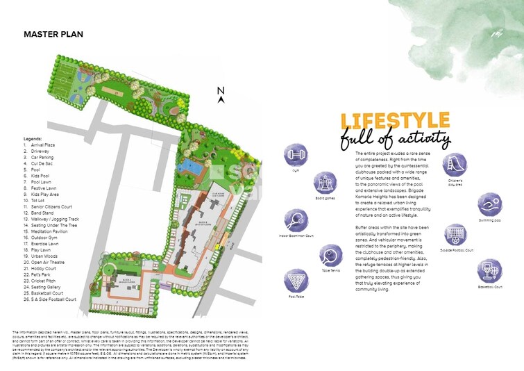 Brigade Komarla Heights Master Plan Image