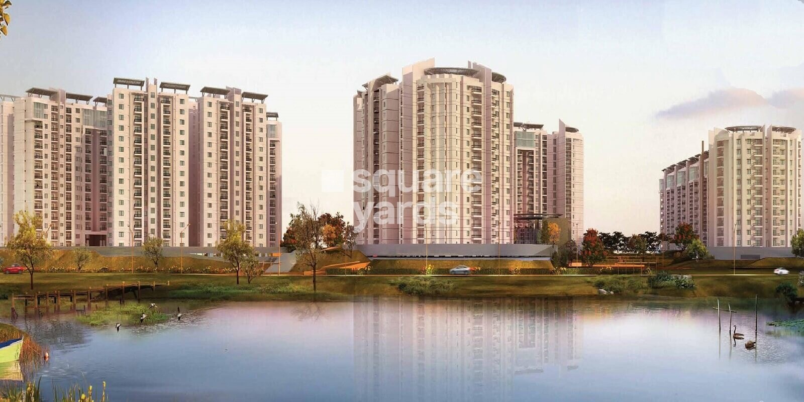 Brigade Lakefront residential project in Whitefield