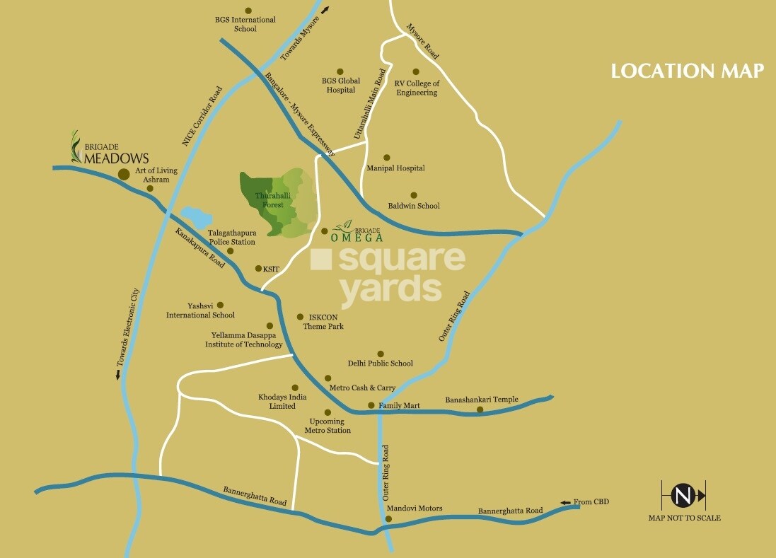 Brigade Meadows Value Homes Location Image