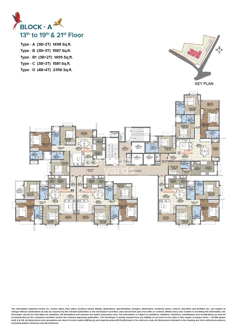 Brigade Nanda Heights Floor Plans 5