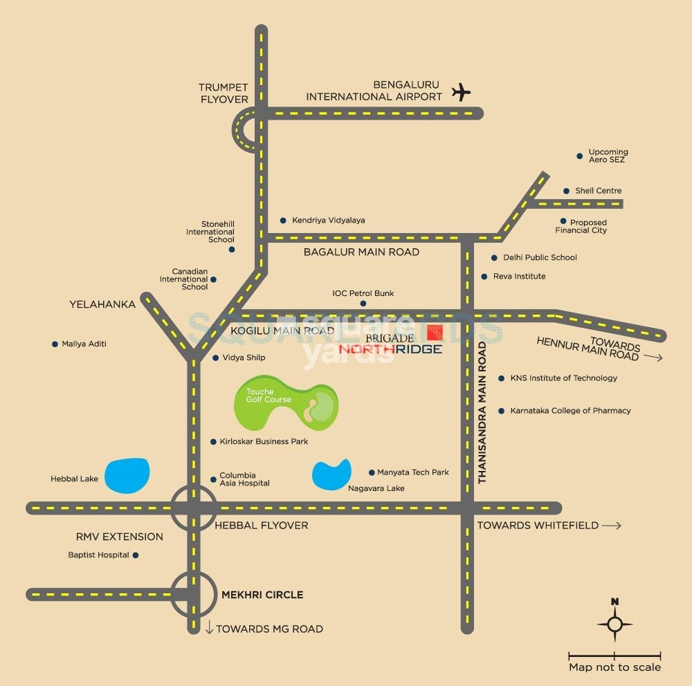 Brigade Northridge Location Image