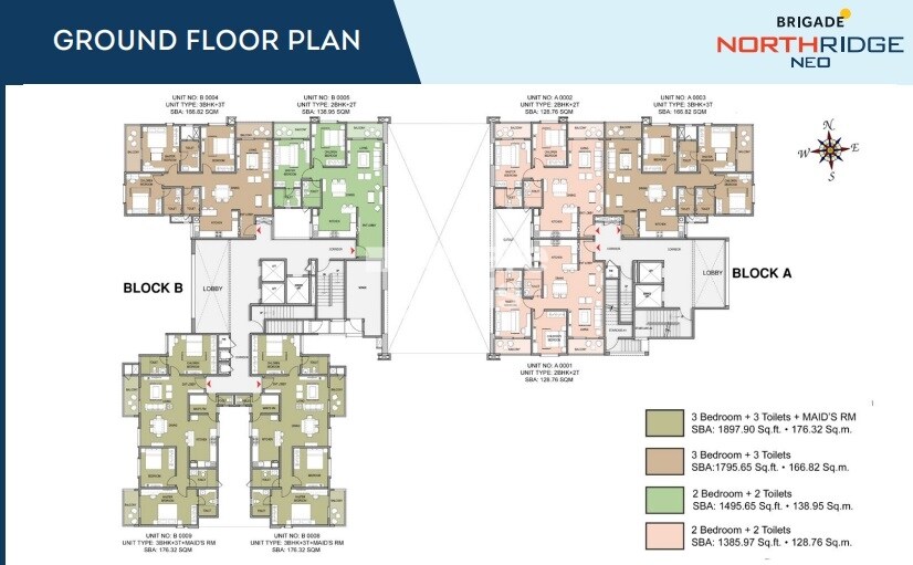 Brigade Northridge Neo Floor Plans 1