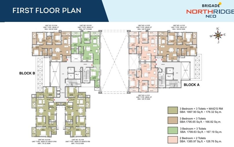 Brigade Northridge Neo Floor Plans 2