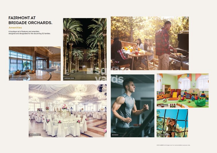 Brigade Orchards Fairmont Amenities-Features