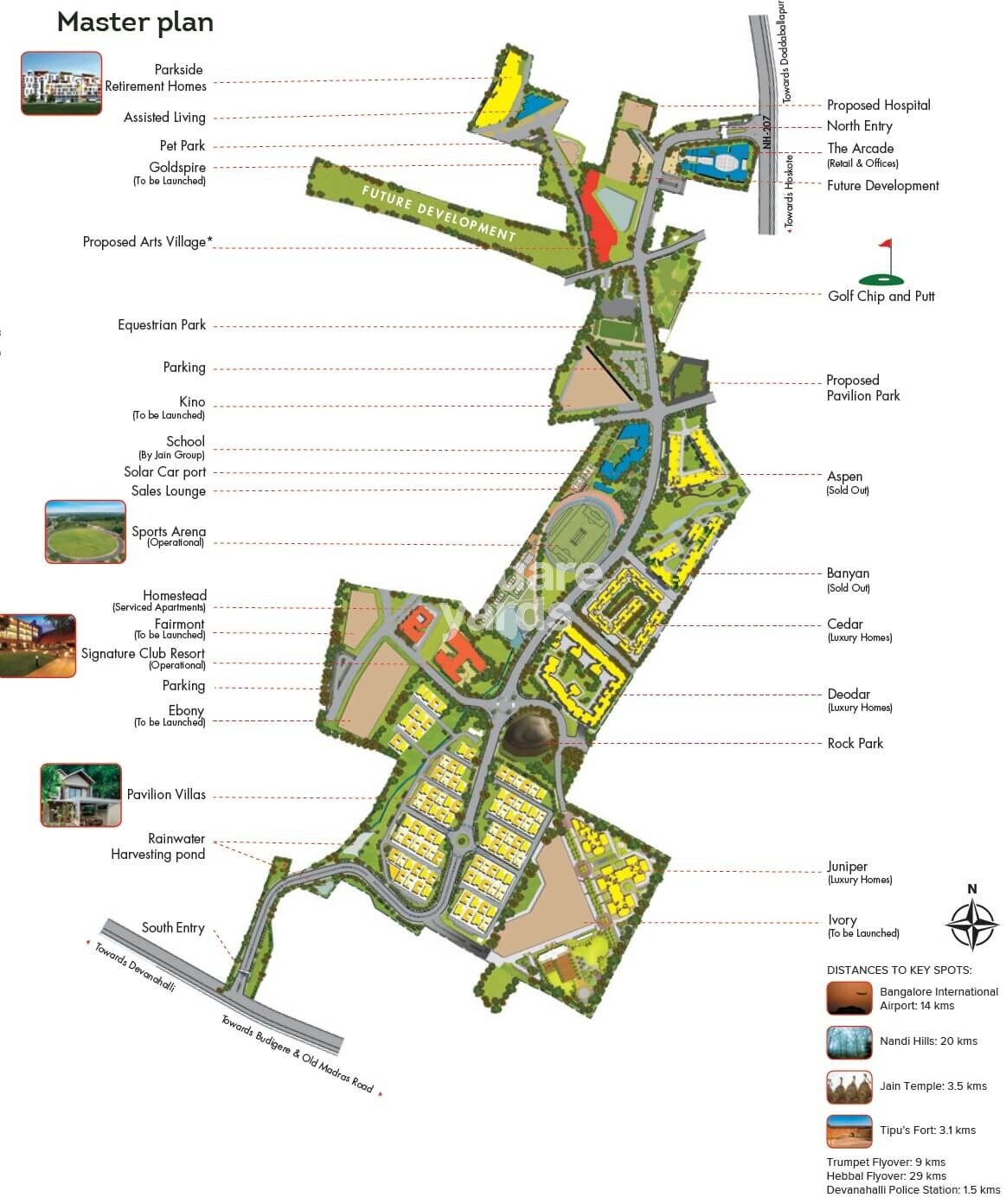 Brigade Orchards Luxury Apartments Master Plan 1