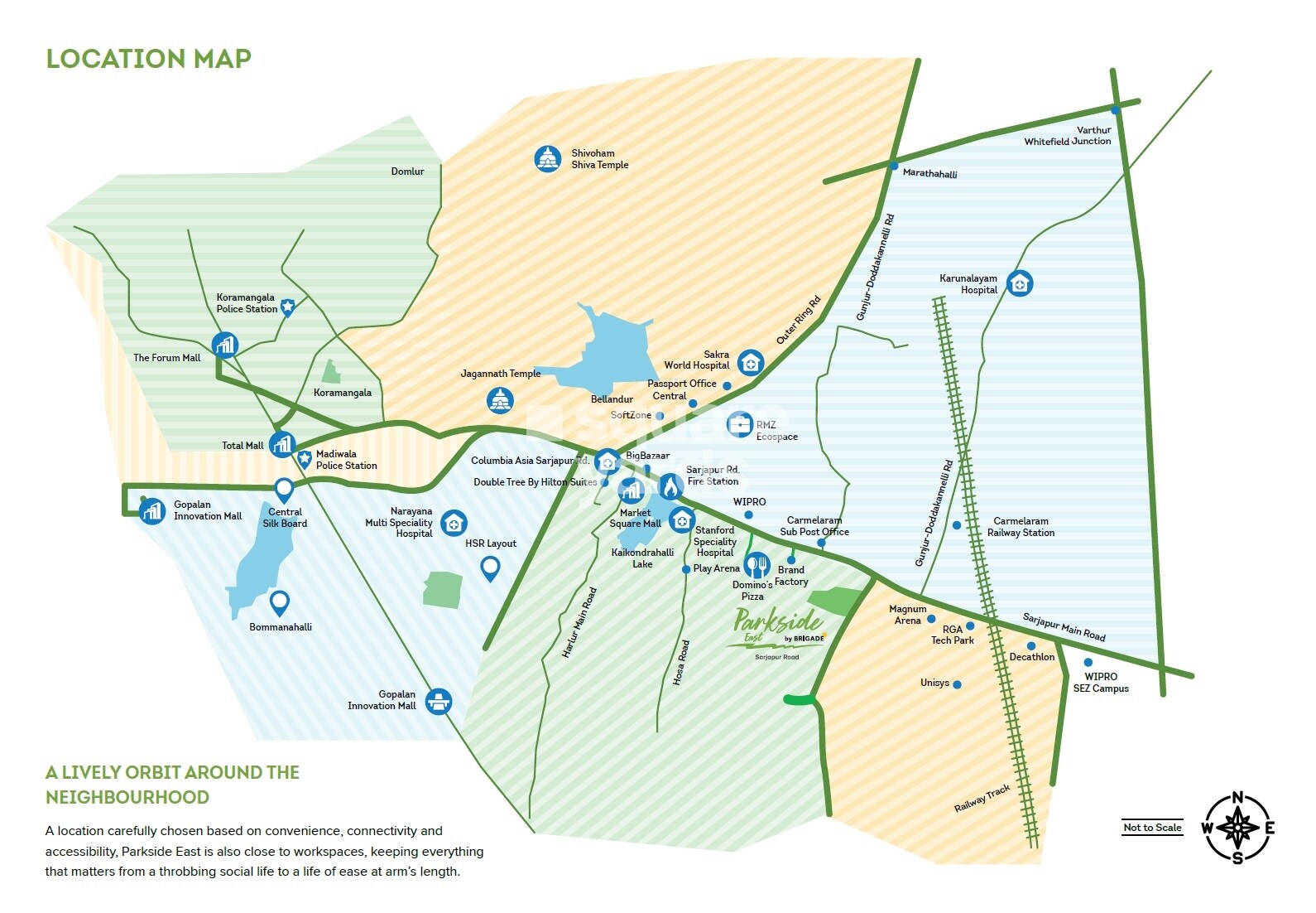 Brigade Parkside East Location Image