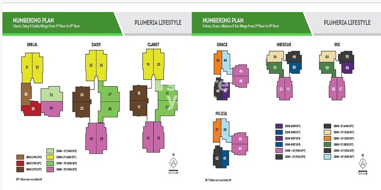 Brigade Plumeria Lifestyle Floor Plans