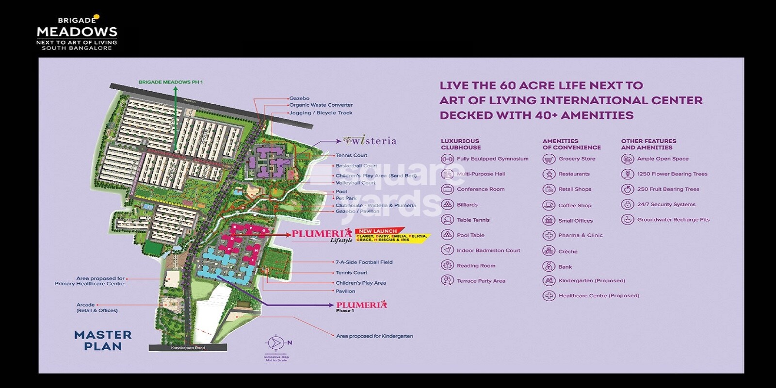 Brigade Plumeria Lifestyle Master Plan 1