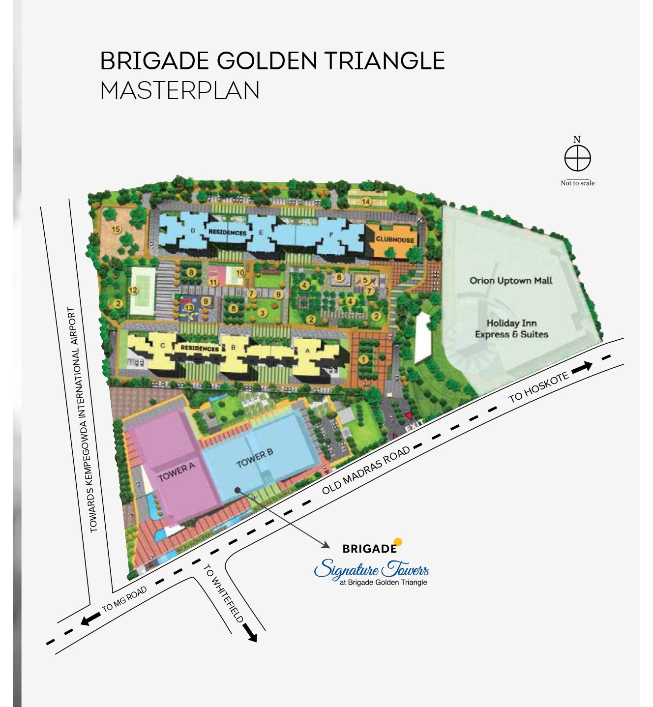 Brigade Signature Towers Master Plan Image