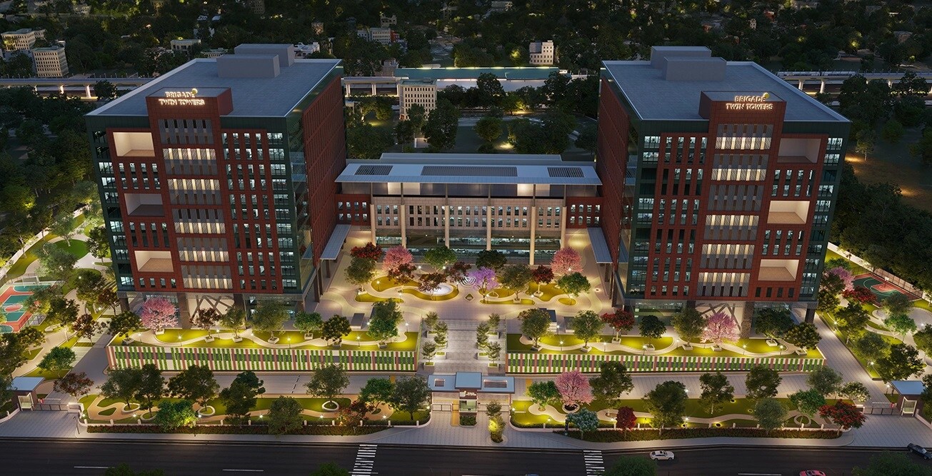 Brigade Twin Towers Commercial Exteriors 1