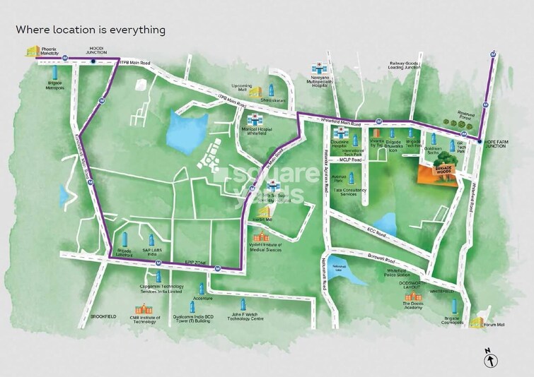 Brigade Woods Location Image