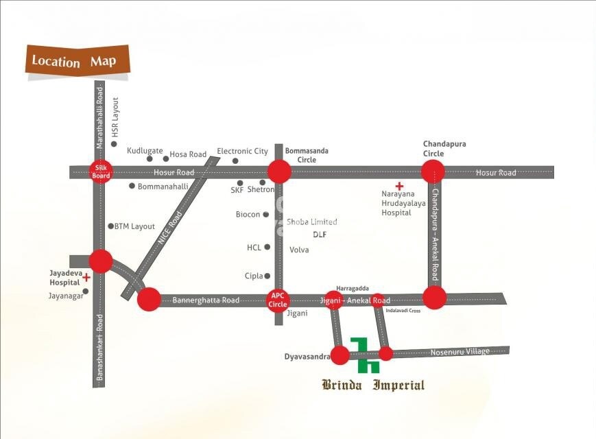 Brinda Imperial Location Image