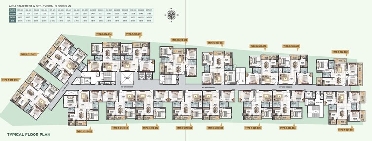 BRR North Excellency Floor Plans