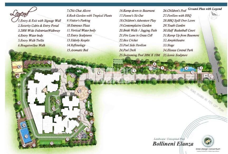 BSCPL Bollineni Elanza Master Plan Image