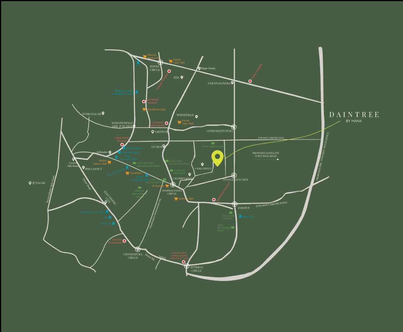 BSR Dain Tree Location Image