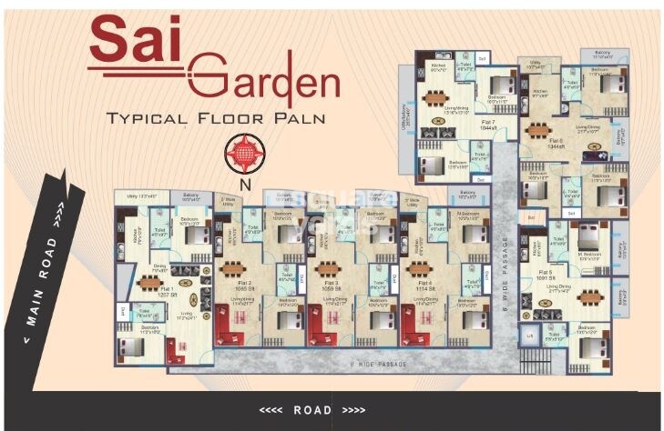 BSR Sai Gardens Master Plan 1