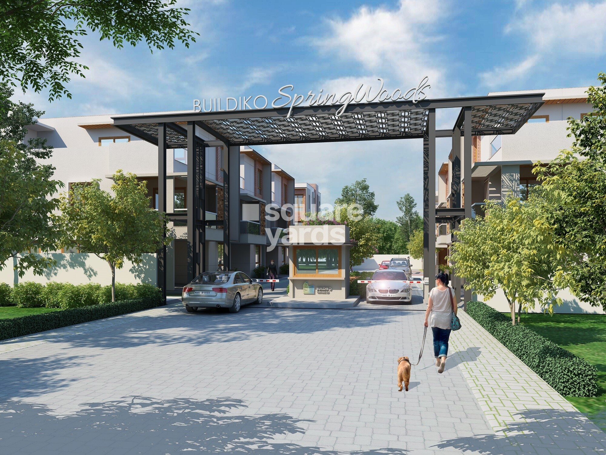 Buildiko Spring Woods Entrance View 1