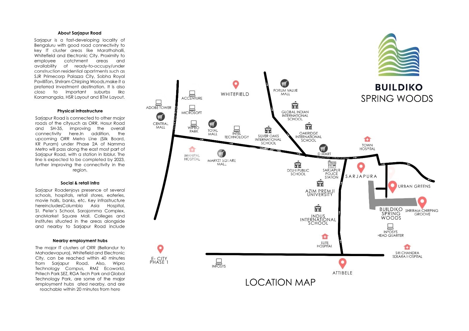 Buildiko Spring Woods Location Image