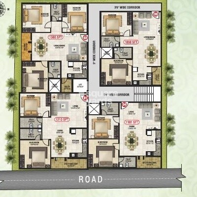 Callisto Residency Floor Plans