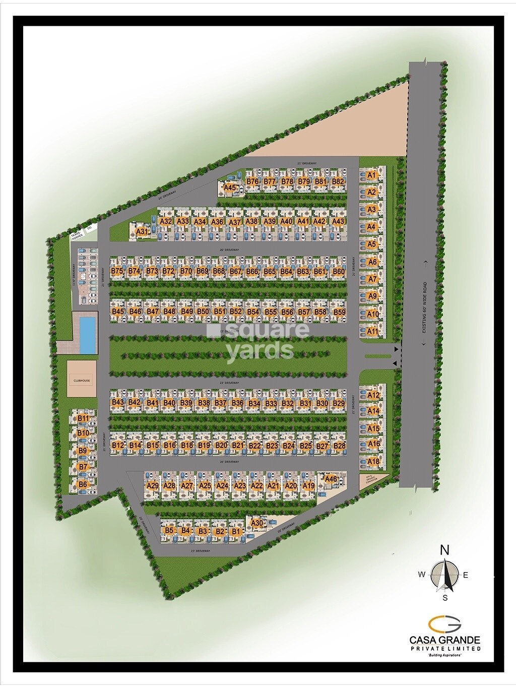 Casa Grande Luxus Master Plan Image