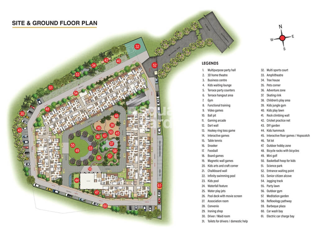 Casagrand Aquene Master Plan Image