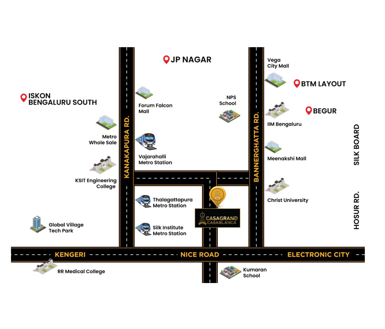 Casagrand Casablanca Location Image