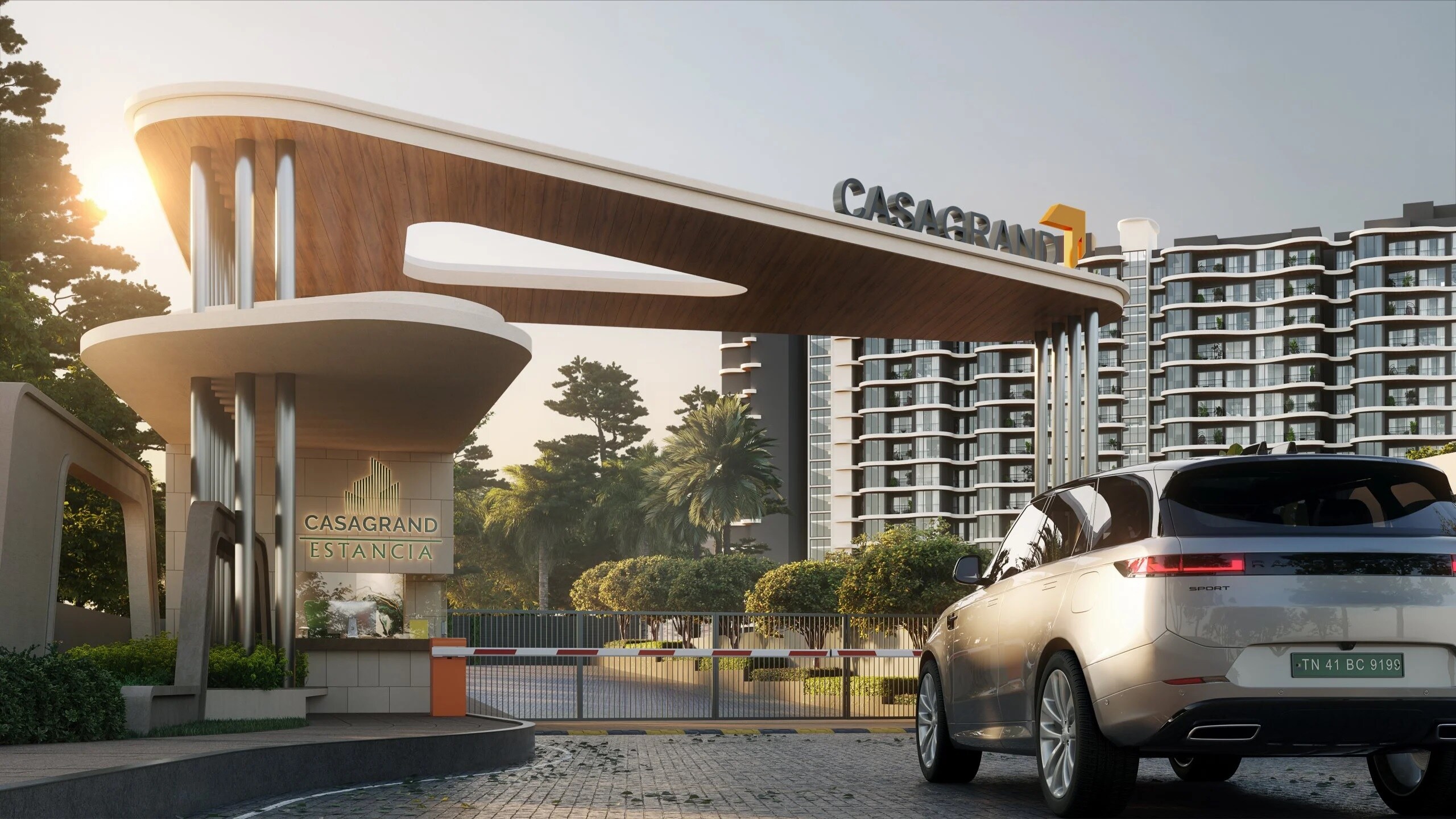 Casagrand Estancia Entrance View