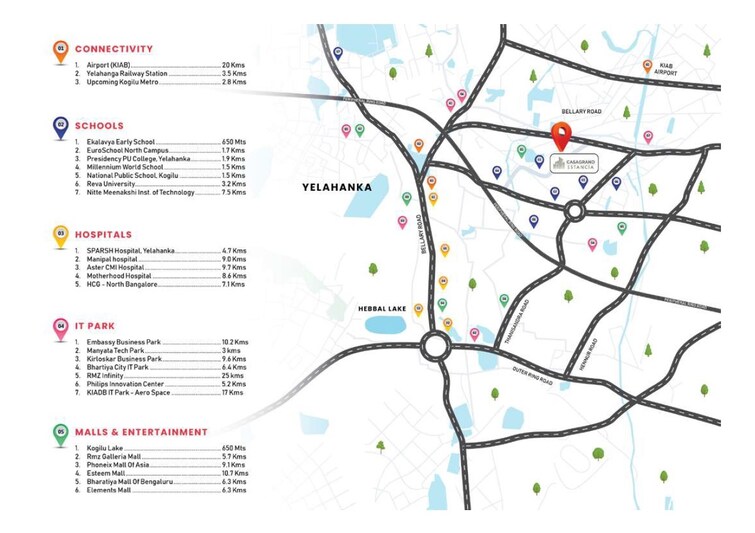 Casagrand Estancia Location Image