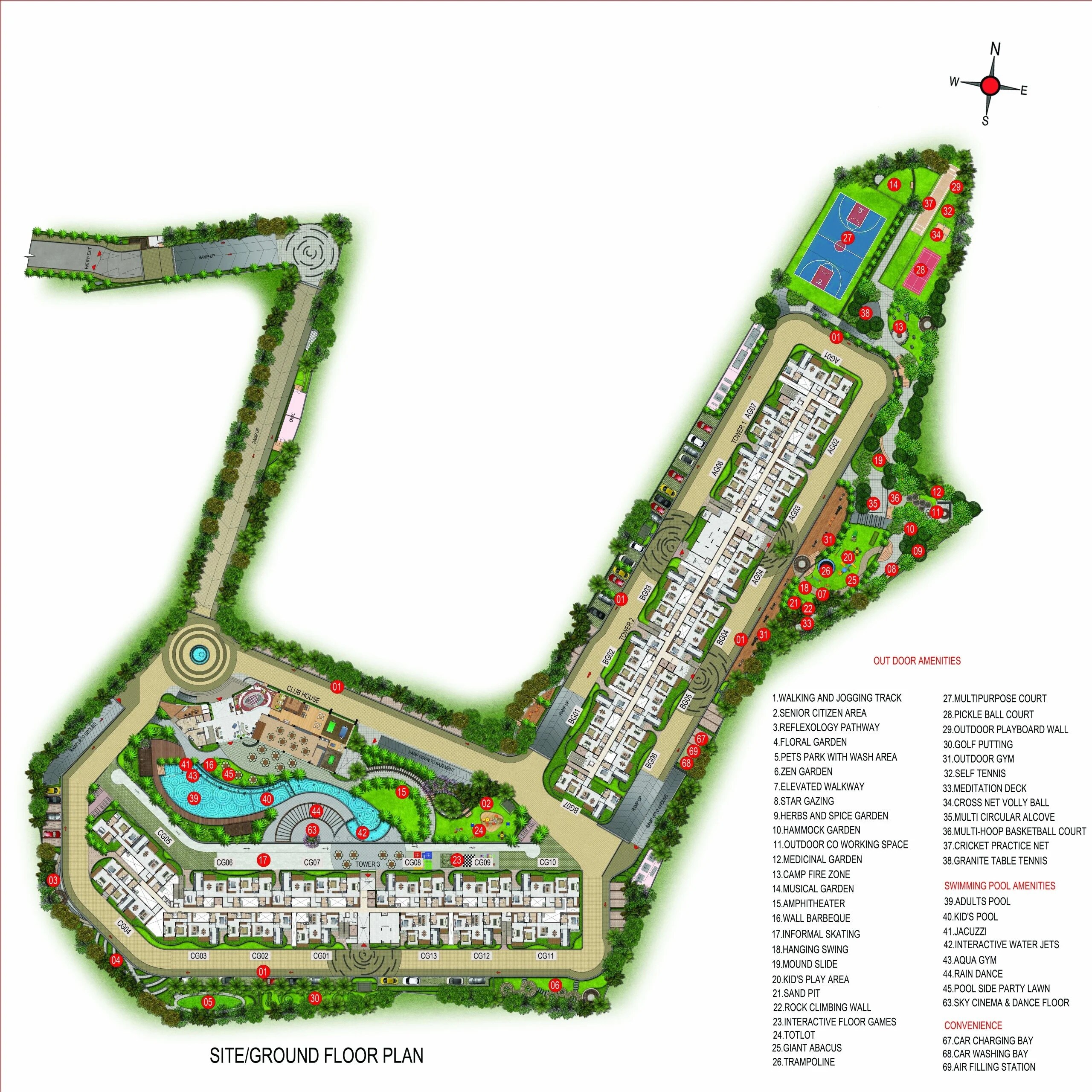 Casagrand Estancia Master Plan Image