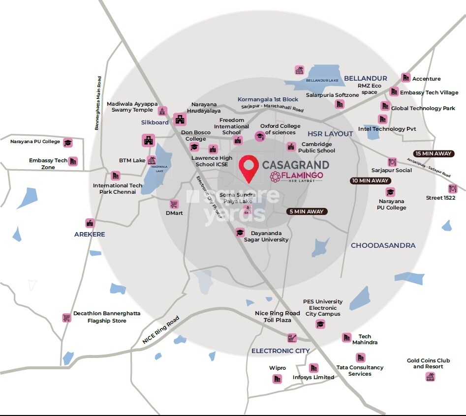 Casagrand Flamingo Location Image