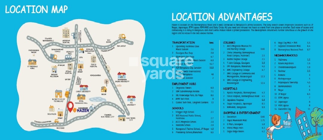 Casagrand Hazen Location Image