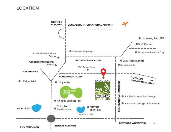 Casagrand Lorenza Location Image