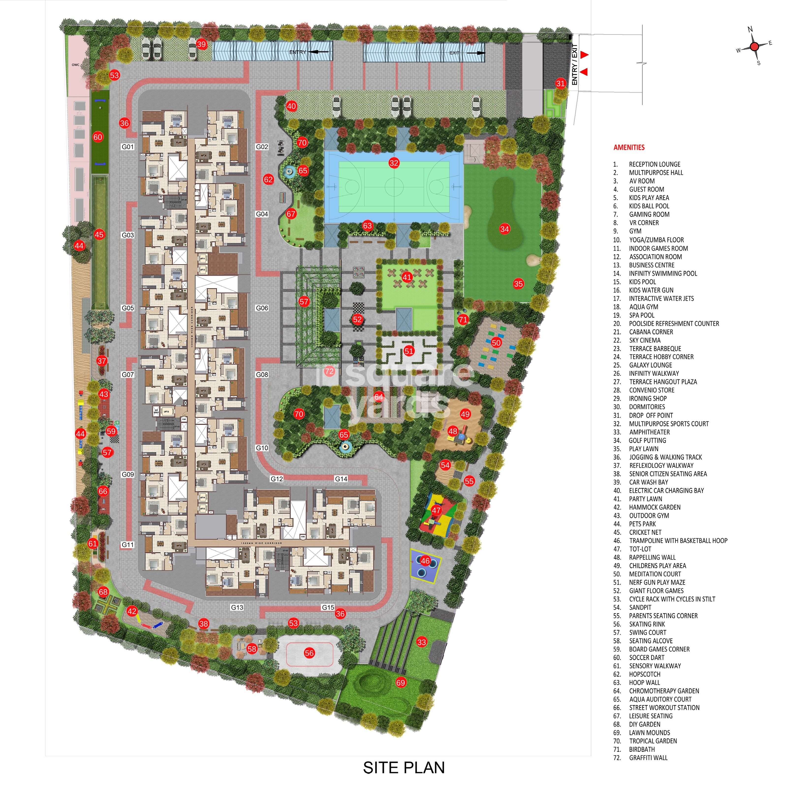 Casagrand-Meridian_an aerial view of a map of a city