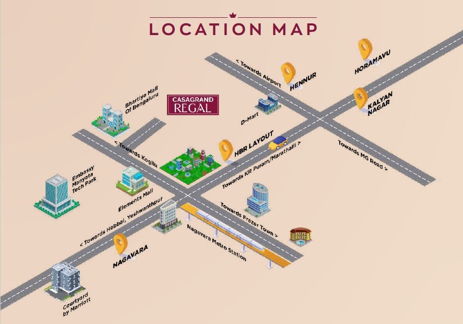 Casagrand Regal Location Image