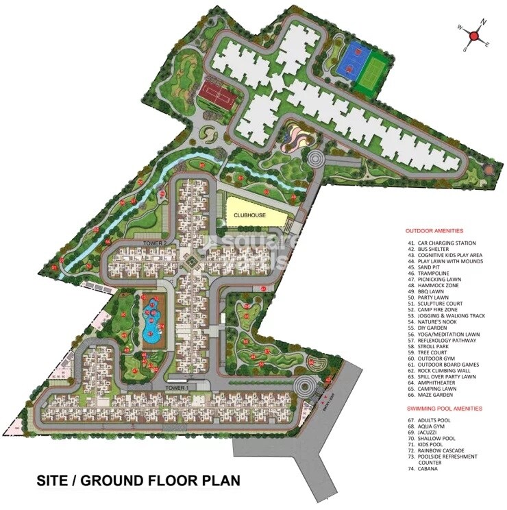 Casagrand-Vivacity_a model of a building with a cartoon character on it