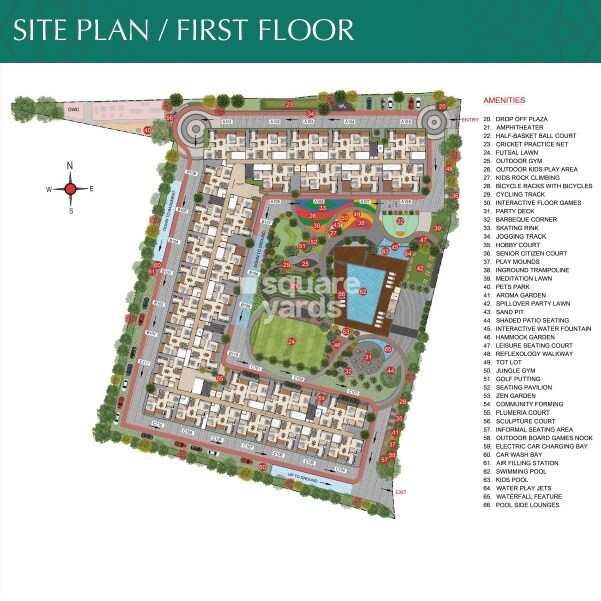 Casagrand-Zaiden_an aerial view of a map of a city