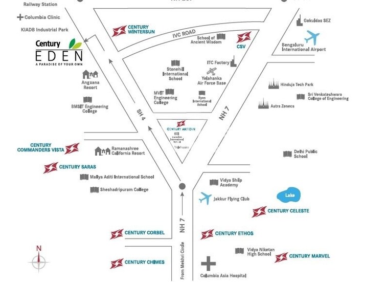 Century Eden Phase II Location Image