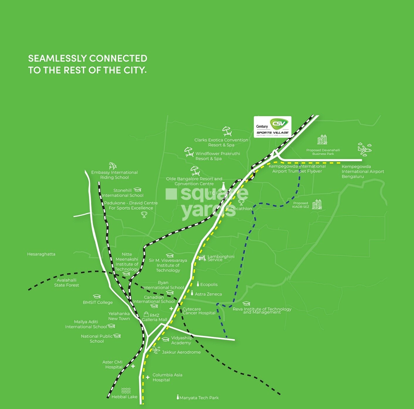 Century Sports Village Location Image