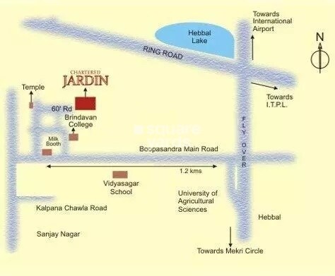 Chartered Jardin Location Image