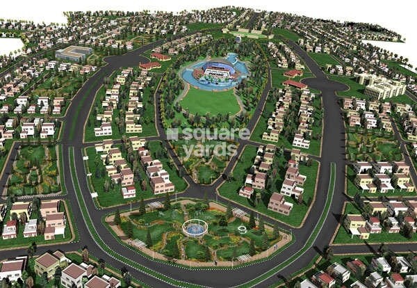 Citilight-Seasons_a large city with lots of green grass and trees