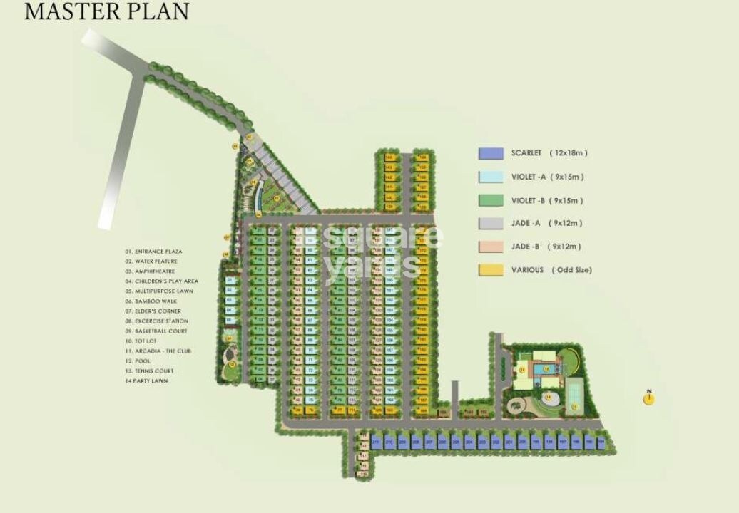 Citrus Casa Greens Bangalore Master Plan 1