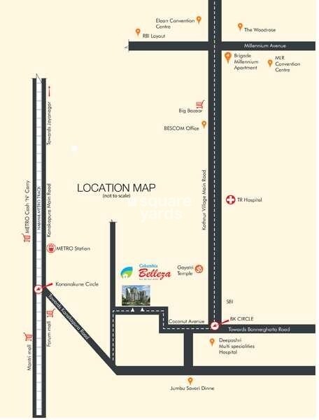 Columbia Belleza Location Image