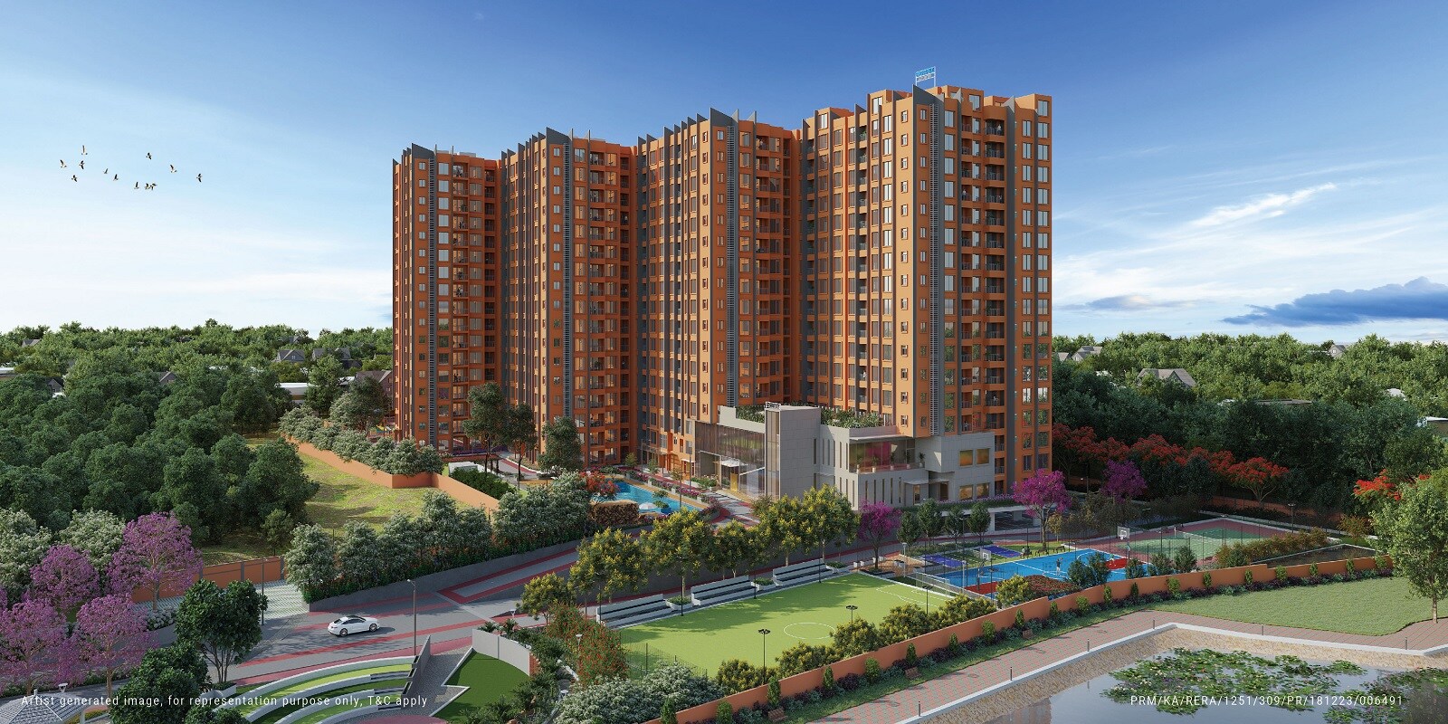 Concorde Antares residential project in Vidyaranyapura