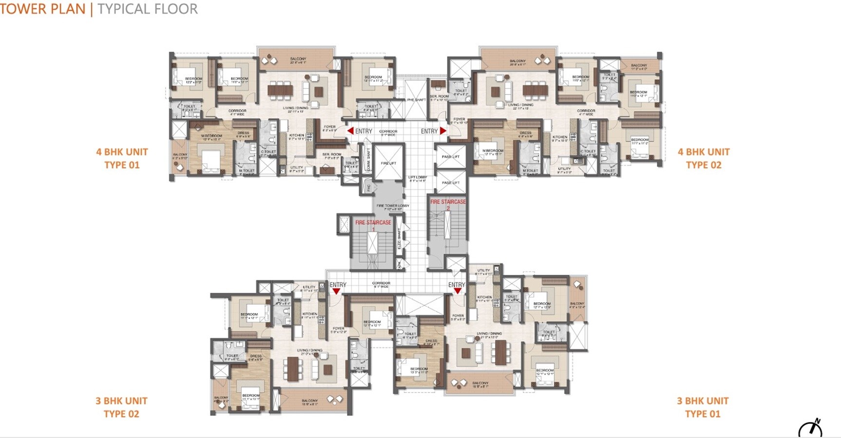 Concorde Eleve Floor Plans