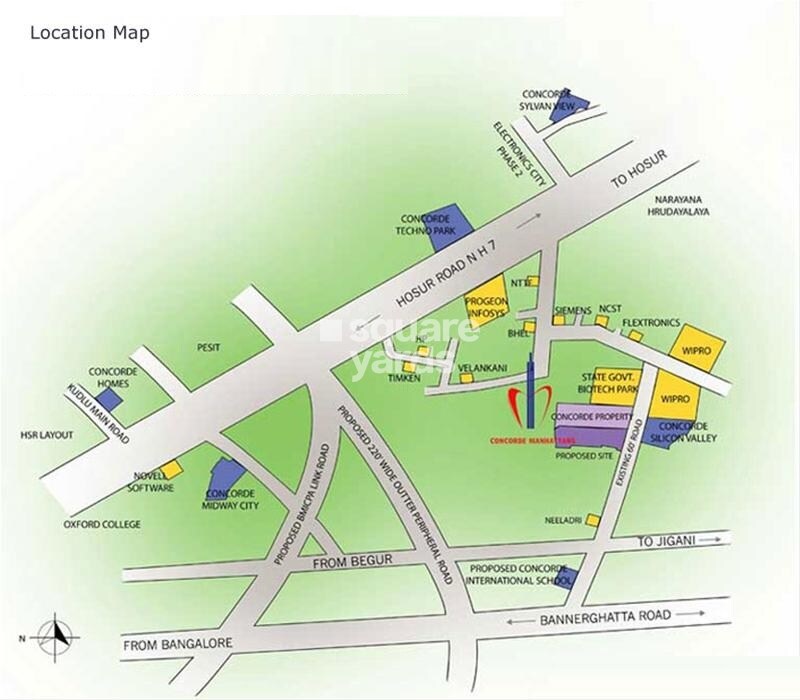 Concorde Manhattans Location Image